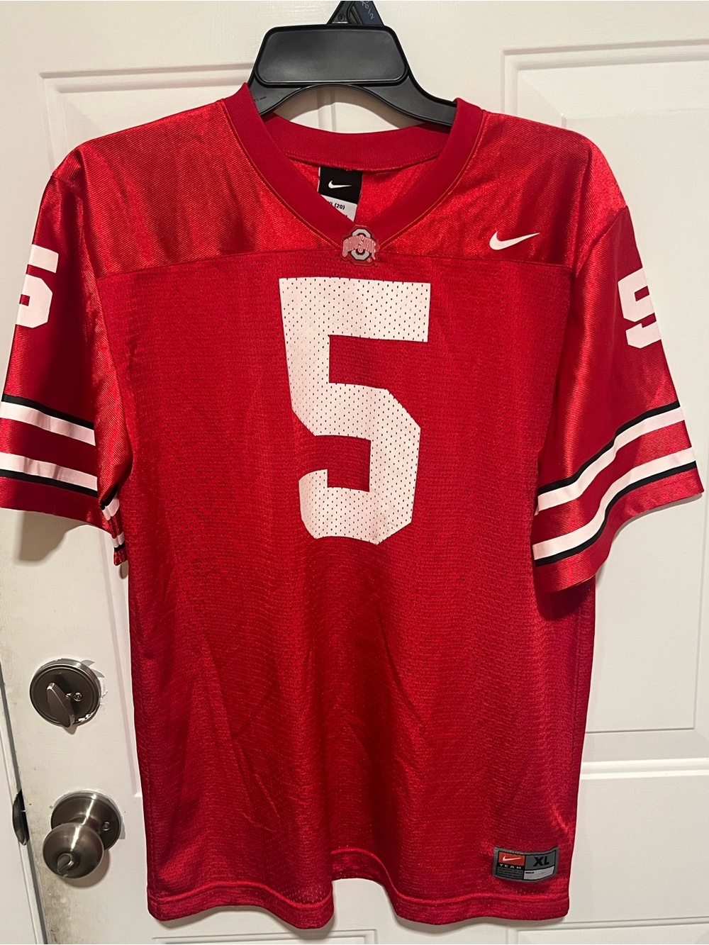 Nike Ohio State Buckeyes Jersey - #5 - Scarlet / Youth Size XL (20) - Football